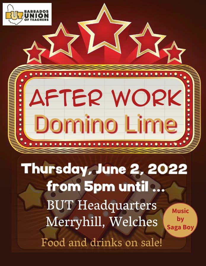BUT After Work Domino Lime Poster